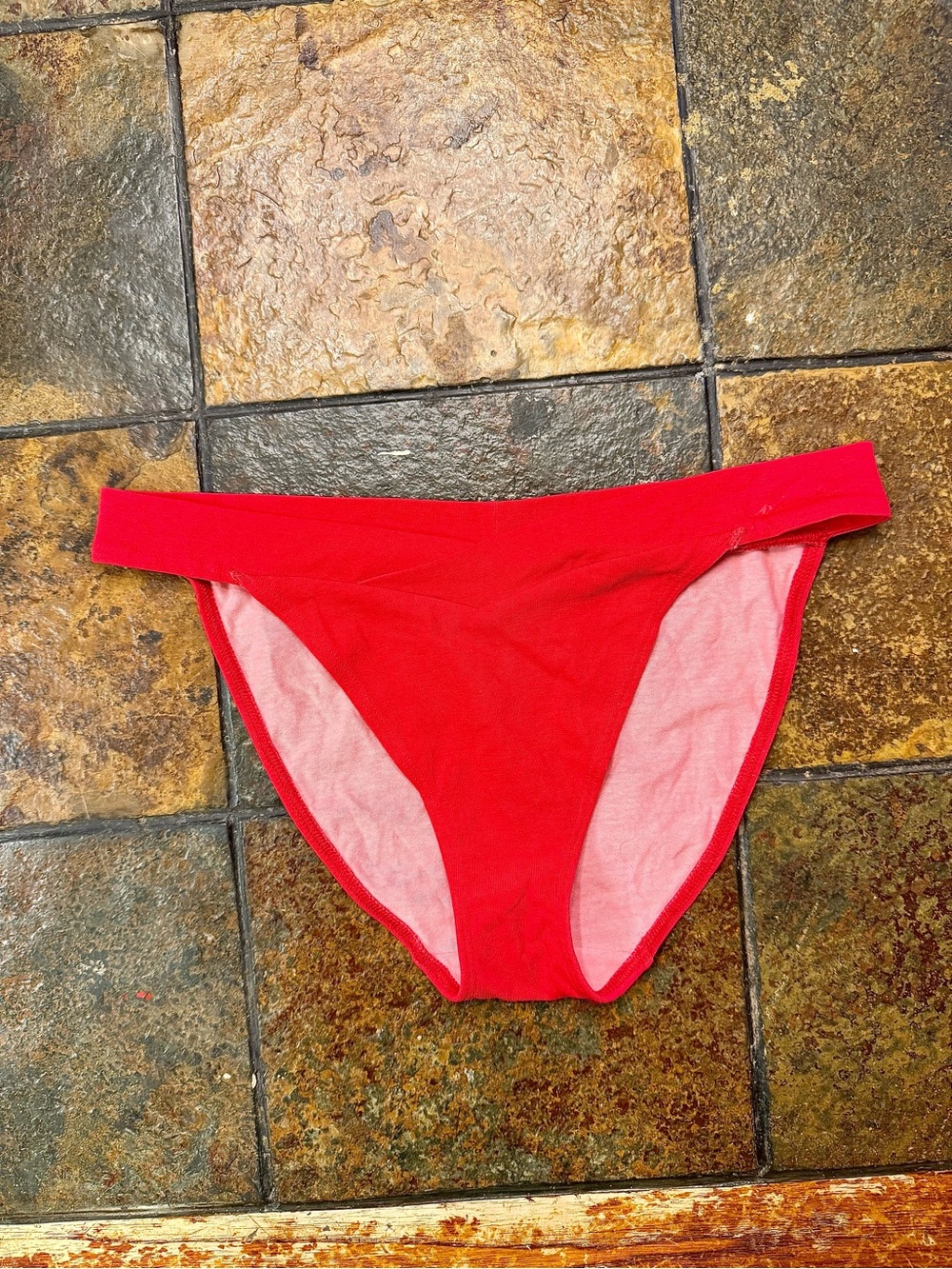 PINK Victoria's Secret Red Bikini Panty